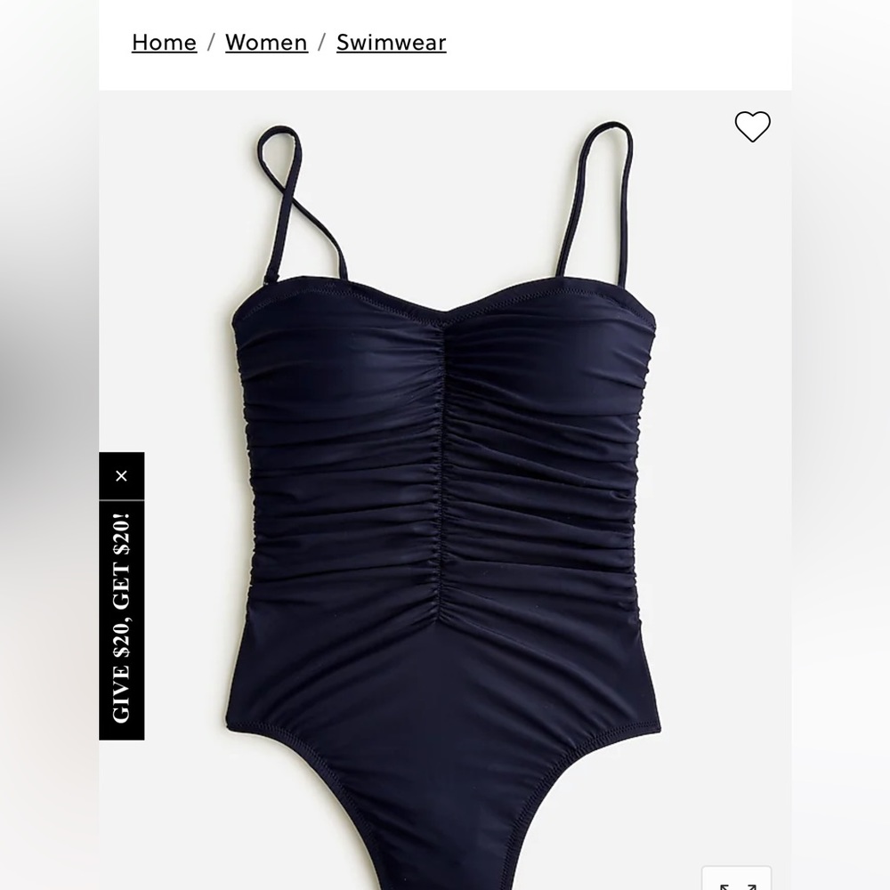 NWT jcrew swim suit sz 6